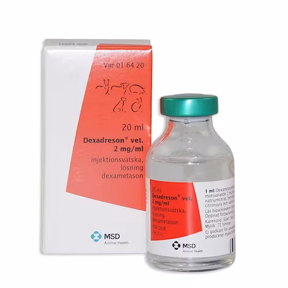 Dexadreson vet. 2 mg/ml 20 milliliter Injektionsvätska, lösning