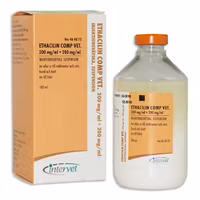 Ethacilin® Comp. vet. 200 mg/ml+200 mg/ml injektionsvätska, suspension 10 x 100 ml