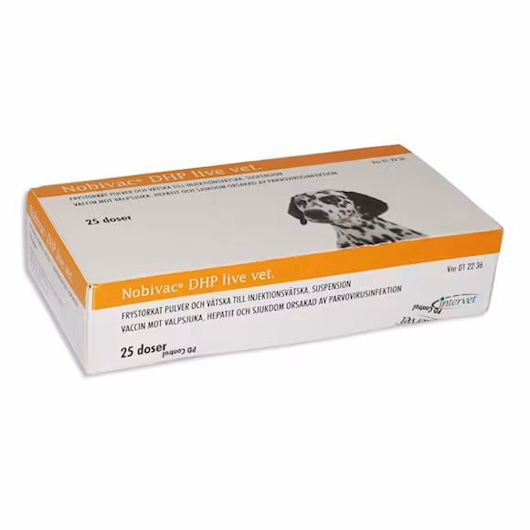 Nobivac DHP live vet. 25 x 1 dos(er)