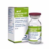 Domodin vet. 10 mg/ml Injektionsvätska 20 ml