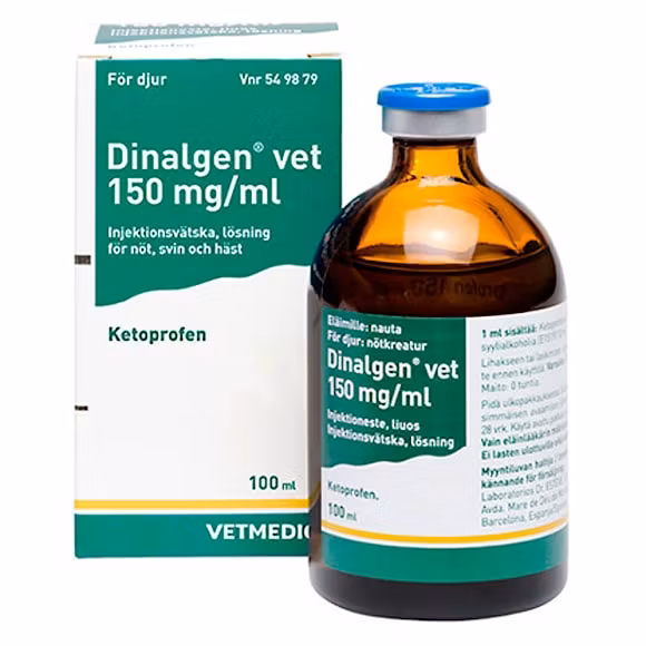 Dinalgen vet 150 mg/ml injektionsvätska 100 ml