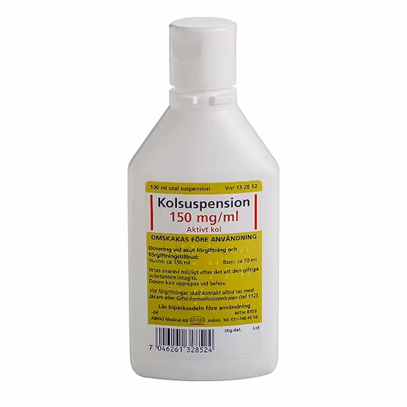 Kolsuspension 150 mg/ml 100 ml