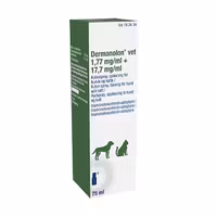 Dermanolon vet. kutan spray, lösning 1,77 mg/ml + 17,7 mg/ml 75 ml