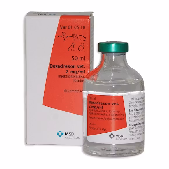 Dexadreson vet. 2 mg/ml 50 milliliter Injektionsvätska, lösning