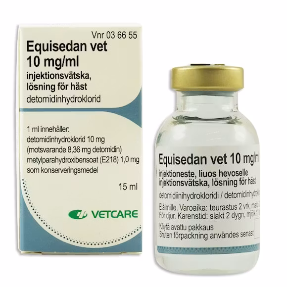 Equisedan vet 10 mg/ml 15 ml