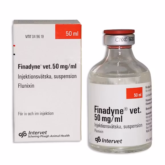 Finadyne vet., inj-vätska, suspension 50 mg/ml, 50 milliliter