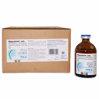 Hippotrim vet., inj-vätska, lösning 200 mg/ml + 40 mg/ml, 12 x 100 milliliter