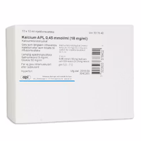 Kalcium APL, inj-vätska, lösning 0.45 mmol/ml, 10 x 10 milliliter