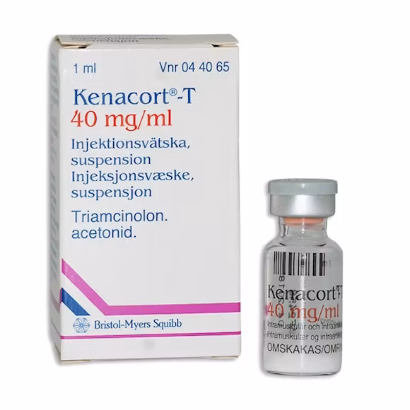 Kenacort-T, inj-vätska, suspension 40 mg/ml, 1 milliliter