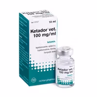 Ketador vet., inj-vätska, lösning 100 mg/ml, 10 milliliter