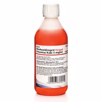 Klorhexidinsprit färgad Fresenius Kabi, kutan lösning 5 mg/ml, 250 milliliter