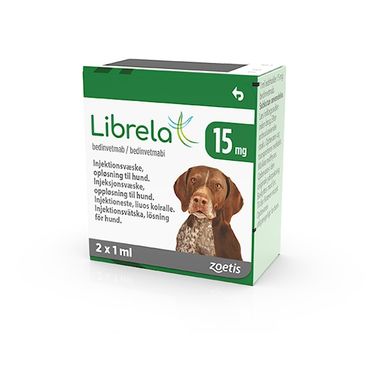 Librela 15 mg 2 styck Injektionsvätska, lösning
