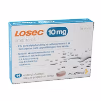 Losec, enterotablett 10 mg, 14 styck