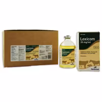 Loxicom, inj-vätska, lösning 20 mg/ml, 12 x 100 milliliter
