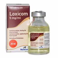 Loxicom, inj-vätska, lösning 5 mg/ml, 20 milliliter