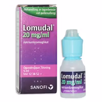 Lomudal, ögondroppar, lösning 20 mg/ml, 5 milliliter