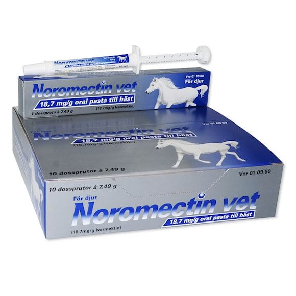 Noromectin vet., oral pasta 18,7 mg/g, 10 x 7,49 gram