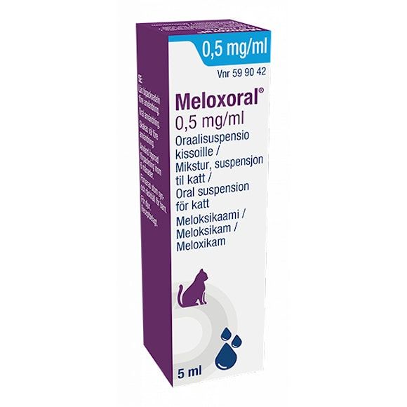 Meloxoral, oral suspension 0,5 mg/ml, 5 milliliter