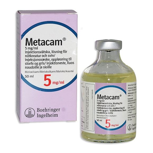 Metacam för nötkreatur och svin inj, 5 mg/ml 50 ml