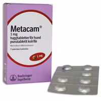 Metacam för hund, tuggtablett 1 mg, 7 tablett(er)