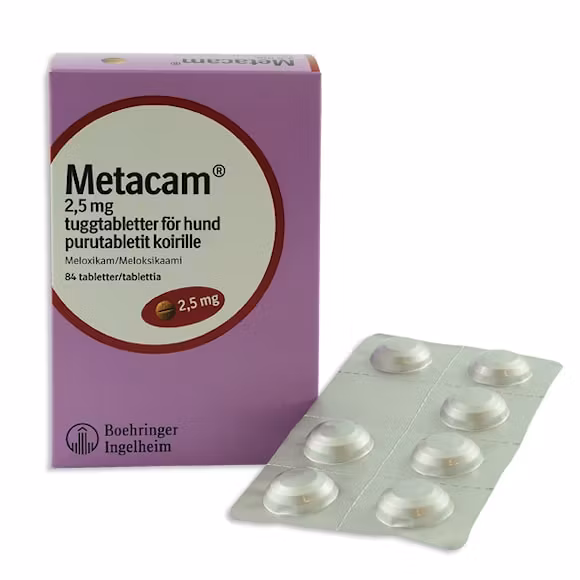Metacam för hund, tuggtablett 2,5 mg, 84 tablett(er)