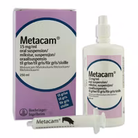 Metacam för svin, oral suspension 15 mg/ml, 250 milliliter