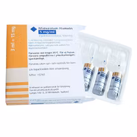 Midazolam Hameln, inj-/inf-vätska, lösning 5 mg/ml, 5 x 3 milliliter