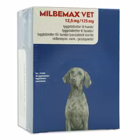 Milbemax vet. 12,5 mg/125 mg 48 styck Tuggtablett
