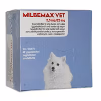 Milbemax vet. för små hundar och valpar 2,5 mg/25 mg 48 styck Tuggtablett