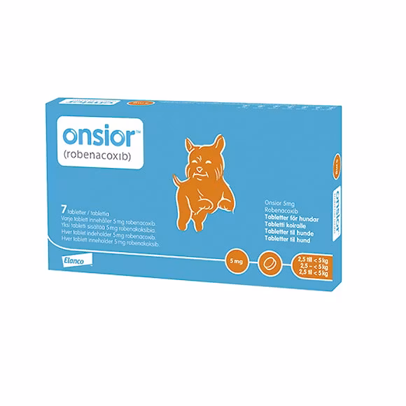 Onsior, tablett 5 mg, 7 tablett(er)