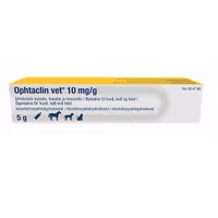 Ophtaclin vet, ögonsalva 10 mg/g, 5 gram