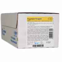 Propolipid, injektionsvätska/infusionsvätska, emulsion 10 mg/ml, 10 x 50 milliliter
