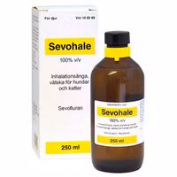 Sevohale, inhalationsånga, vätska 100 %, 250 milliliter