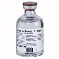 Sterilt vatten Braun 20 x 50 ml spädningsvätska för parenteral användning