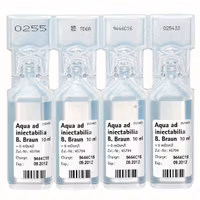 Sterilt vatten Braun, spädningsvätska för parenteral användning, 20 x 10 milliliter