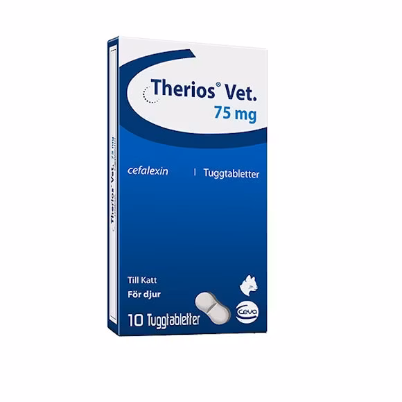 Therios vet. 75 mg 10 tuggtabletter