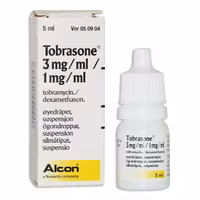 Tobrasone 3 mg/ml / 1 mg/ml ögondroppar, suspension 5 ml