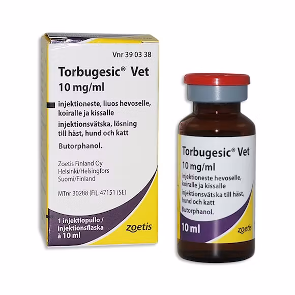 Torbugesic Vet, inj-vätska, lösning 10 mg/ml, 10 milliliter