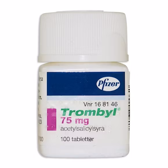 Trombyl, tablett 75 mg, 100 styck