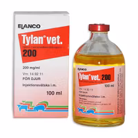 Tylan vet. 200 mg/ml 100 milliliter Injektionsvätska, lösning