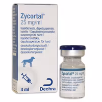 Zycortal, injektionsvätska, depotsuspension 25 mg/ml, 4 milliliter