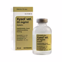 Xysol vet. 20 mg/ml Injektionsvätska 25 ml