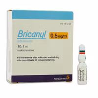 Bricanyl 0,5 mg/ml 10 x 1 milliliter Injektionsvätska