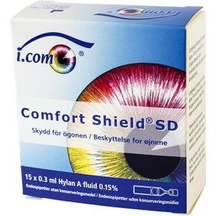 Comfort shield ögondroppar pipetter 15 st