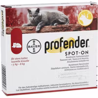 Profender, spot-on, lösning 24 mg/ 96 mg, 2 dos(er)