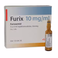 Furix®10 mg/ml 5 x 4 ml furosemid