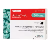 Axilur vet., tablett 500 mg, 2 X 10 st