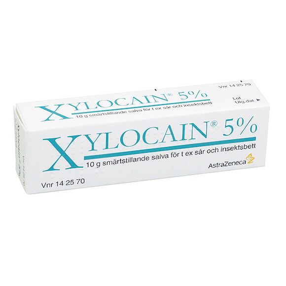 Xylocain, salva 5 %, 10 g