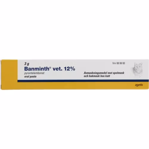 Banminth vet 12%, 3 g