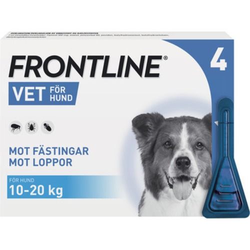Frontline vet. 100 mg/ml 4 x 1,34 milliliter Spot-on, lösning